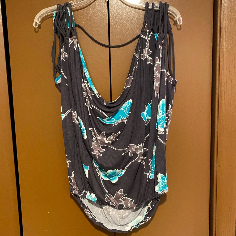 Free People Flowy Flower Tank